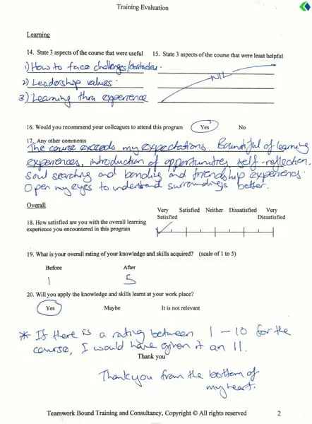 Blog evaluation Kirkpatrick model for evaluation