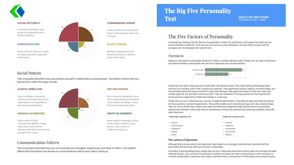 Big 5 Personality Traits