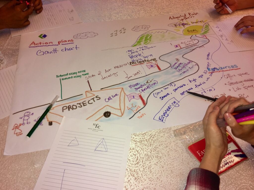 Strategy planning using Visual maps